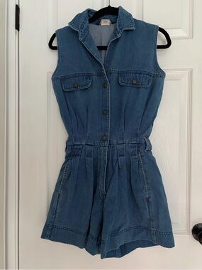 Vintage Denim Romper